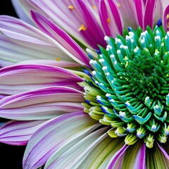 Obraz premium A close-up of a blooming, colorful flower in a garden5, Generative AI