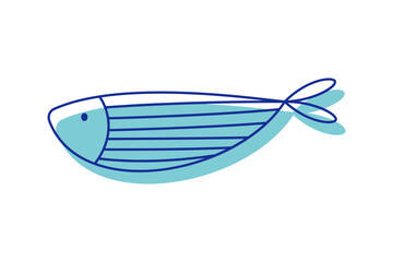 Sea Fish Pattern Vector Collection