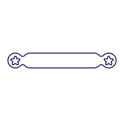 simple yellow title bar