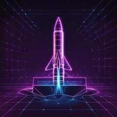 futuristic sci fi futuristic background with glowing neon shapes. futuristic sci fi futuristic background with glowing neon shapes. futuristic sci - fi futuristic spaceship. vector illustration