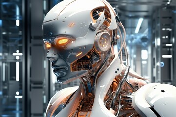 Fototapeta premium robot in action