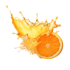  orange juice splash isolated on transparent background Remove png, Clipping Path © Vector Nazmul