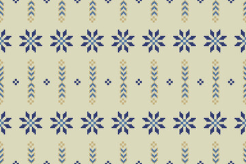 Aztec geometric art ornament design for carpet,wallpaper,clothing,wrapping,textile.Oriental ethnic seamless pattern traditional background.Vector illustration embroidery style.