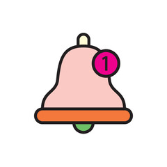 Bell icon vector design templates simple and modern