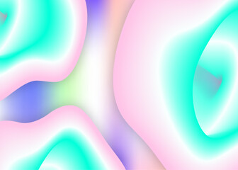 Fluid dynamic background with liquid shapes and elements.