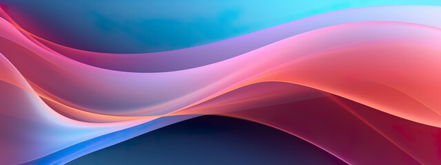 Graceful Curves: Curved Background Web Banner, Elegant and Fluid Design Element for Modern Digital Creatives