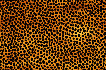 Abstract Seamless Cheetah Skin Pattern Background