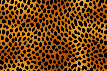 Abstract Seamless Cheetah Skin Pattern Background