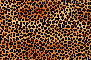Keuken spatwand met foto Leopard Skin Print Seamless Pattern Background © Pixivir