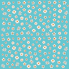 Fondo floral con margaritas.