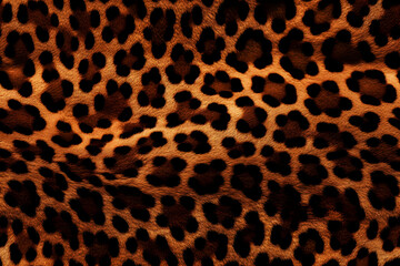 Fototapeta premium Leopard Skin Print Seamless Pattern Background
