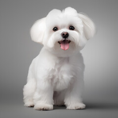 Obraz premium 犬 マルチーズ