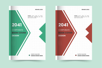 A modern, multipurpose book cover or annual report template design.