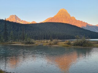 Waterfowl Lake , Rocky Mountains Canada

