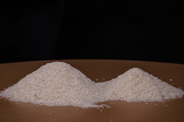 rice on table on a table