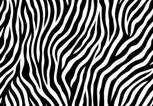Abstract Seamless Zebra Skin Pattern Background