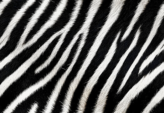 Abstract Seamless Zebra Skin Pattern Background