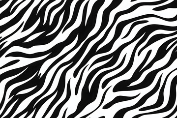 Abstract Seamless Zebra Skin Pattern Background