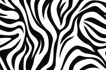 Abstract Seamless Zebra Skin Pattern Background