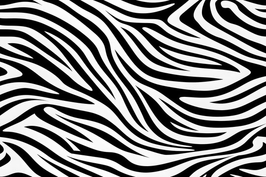 Abstract Seamless Zebra Skin Pattern Background