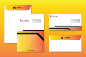 Vector business style envelope templates for your project design