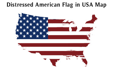 Flag, usa, America, map, us, united, states, symbol, country, illustration, vector, icon