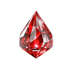 Jewel isolated on transparent or white background