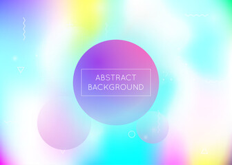 Abstract Fluid. Violet Retro Design. Dynamic Flyer. Hologram Presentation. Neon Pattern. Magic Luminous Composition. Memphis Dots. Soft Screen. Blue Abstract Fluid