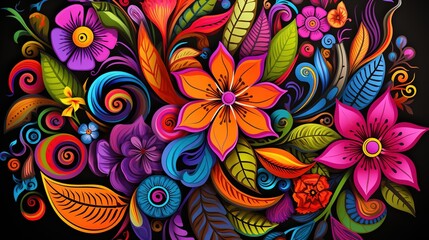Fototapeta premium Mandala Design Concept, A Beautiful Illustration for Rangoli