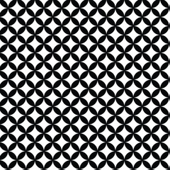 Abstract geometric seamless pattern. Black and white minimalist monochrome artwork with simple shapes and figures. 