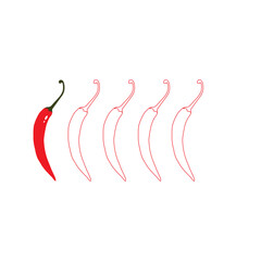 Chilli Level Vector