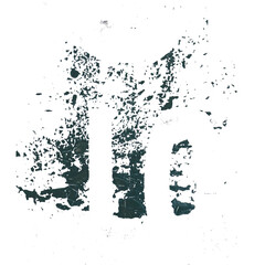 mancha de pintura en la pared sucia y vieja