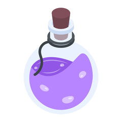 Gaming Components Isometric Icon