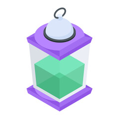 Gaming Components Isometric Icon