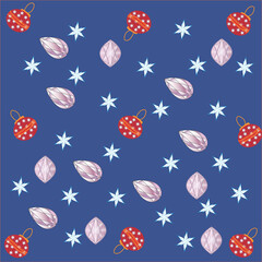 seamless new year pattern, happy new year!! and Merry Christmas