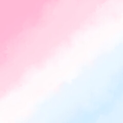 Cute blue pink pastel cloudy background