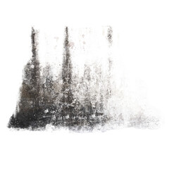 pintura en poared gastada