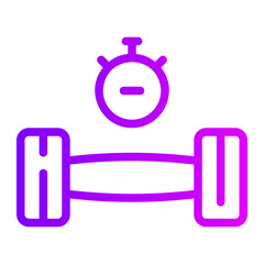 exercise gradient icon