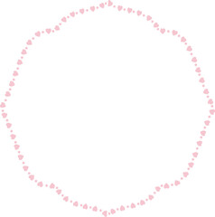 Heart Frame cute pink pastel decoration love pattern classic romantic horizontal vintage frames flower floral border art Elements design border decoration element decor