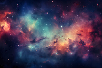 Fototapeta na wymiar A Cosmic Nebula Background