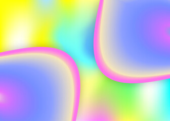 Liquid fluid background with dynamic elements and shapes.