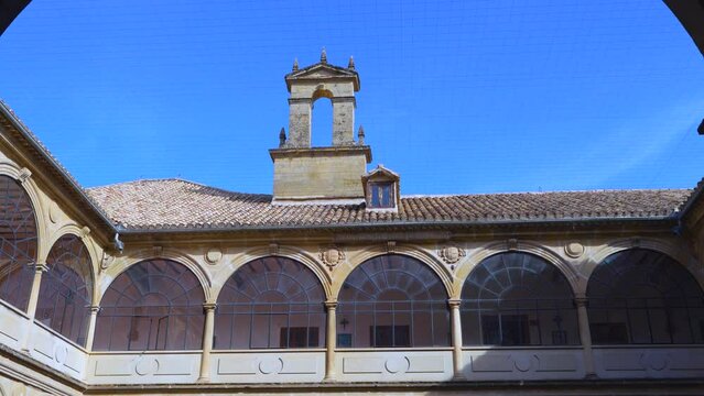 University of Baeza, Jabalquinto Palace. Guadalimar Greenway. Greenways of Jaen. Baeza. Province of Jaen. Andalusia. Spain. Europe