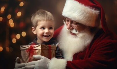 Fototapeta na wymiar The best Christmas gift for kids
