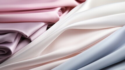 Poplin fabric laid flat to showcase its smooth surface.