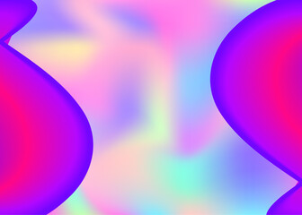 Liquid elements background with dynamic shapes and fluid.