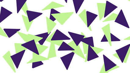 三角グラフィック　グリーン