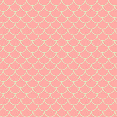 Little mermaid seamless pattern