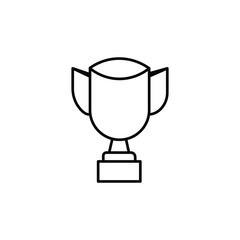 Trophy icon vector for computer, web and mobile apps