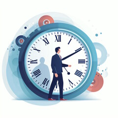 Time Management Vector