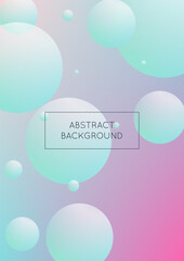 Holographic fluid with radial circles.